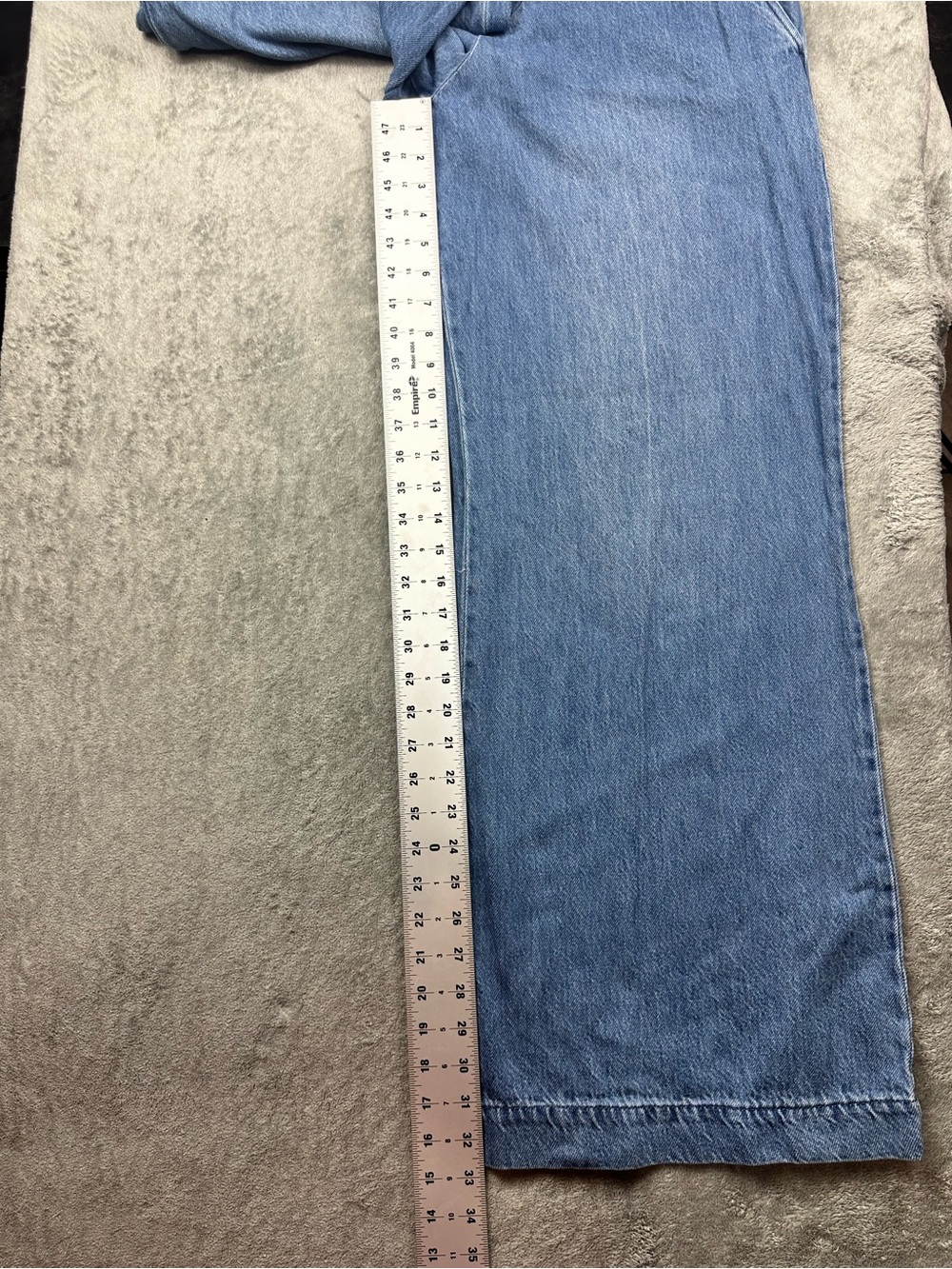 Happily Grey Women’s Wide Leg Denim Pants Size 13/31 Blue High Rise Lyocell - Picture 6 of 11